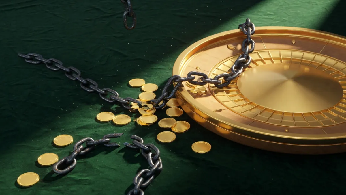 Gesprengte Kette und goldenes Roulette – Spielen ohne Einschränkungen